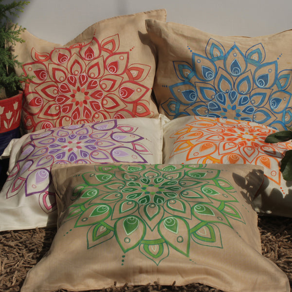 Chakra cushion covers set of 5 - Guthali